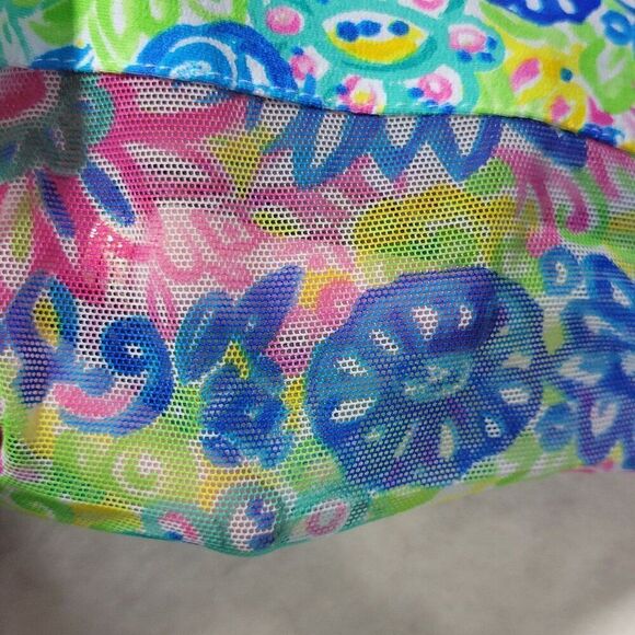 IBKUL Top Womens XS Long Sleeve Floral Mock Neck Zip UPF 50 Mesh Sleeve Golf NEW - Picture 4 of 13